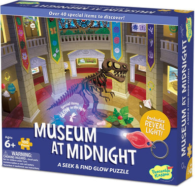 Museum At Midnight - A Seek & Find Glow Puzzle - Saltire Games