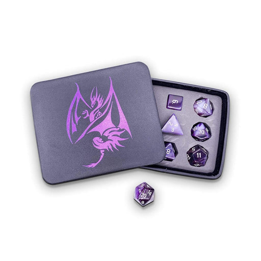 Purple Dragon Dice Case - Saltire Games