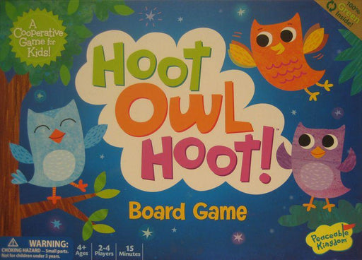 Peaceable Kingdom Hoot Owl Hoot! Cooperative Board Game - Saltire Games