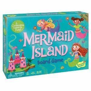 Peaceable Kingdom Mermaid Island Award Winning Cooperative Game for Kids - Saltire Games