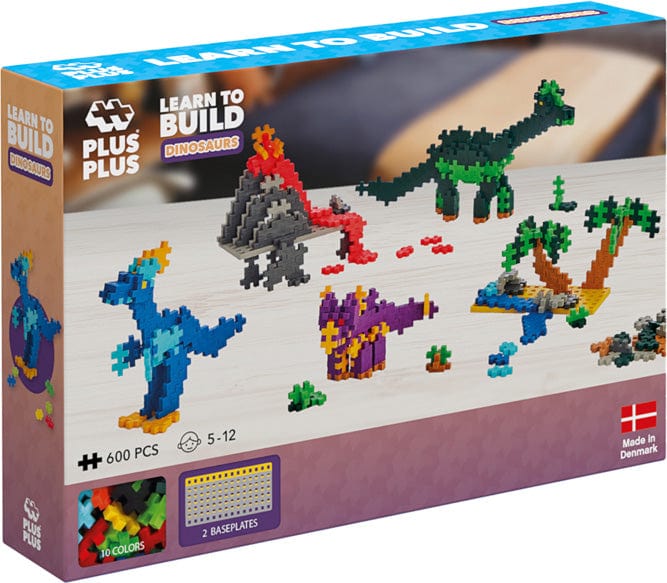 Plus-Plus Learn to Build Dinosaurs - Saltire Games