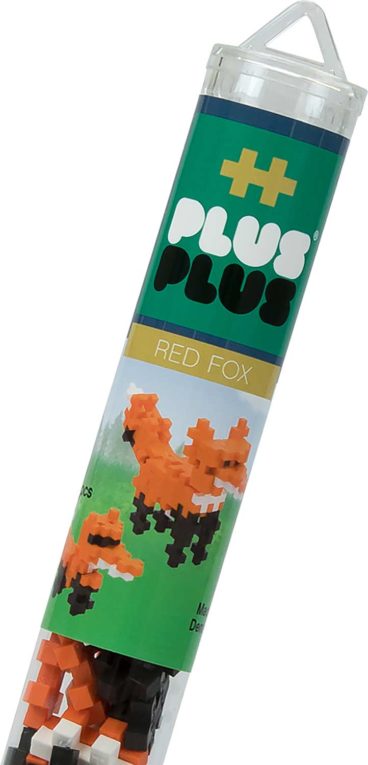 Plus-Plus Tube - Red Fox - Saltire Games