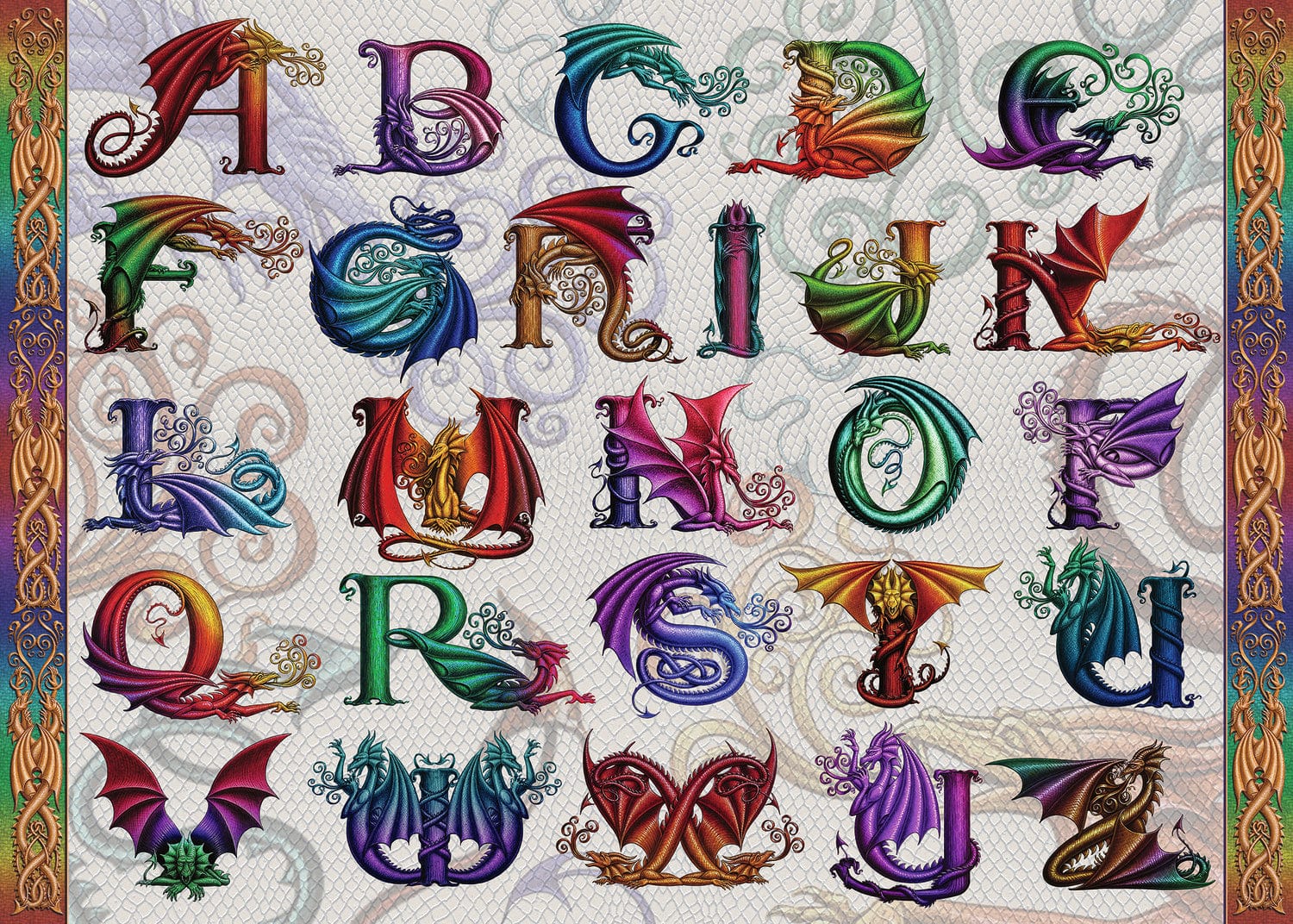 Dragon Alphabet - Saltire Games