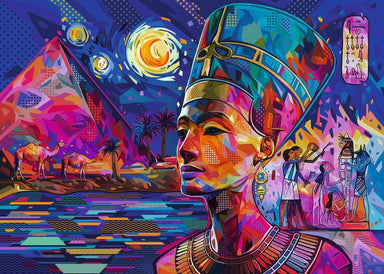Nefertiti on the Nile (1000 pc Puzzle) - Saltire Games