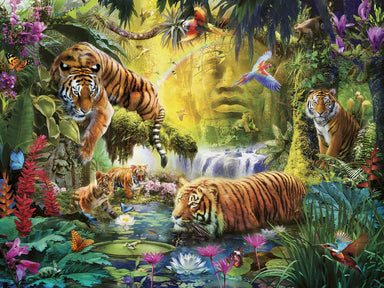 Tranquil Tigers (1500 pc Puzzle) - Saltire Games