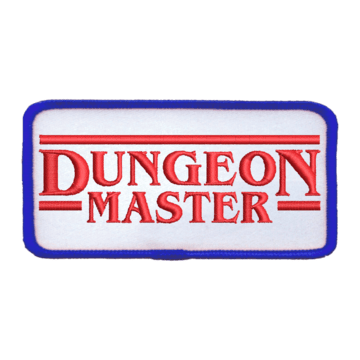 Dungeon Master Blue Border Patch - Saltire Games