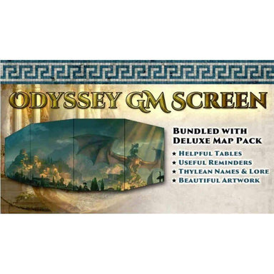 Odyssey of the Dragonlords GM Screen and Maps - Saltire Games