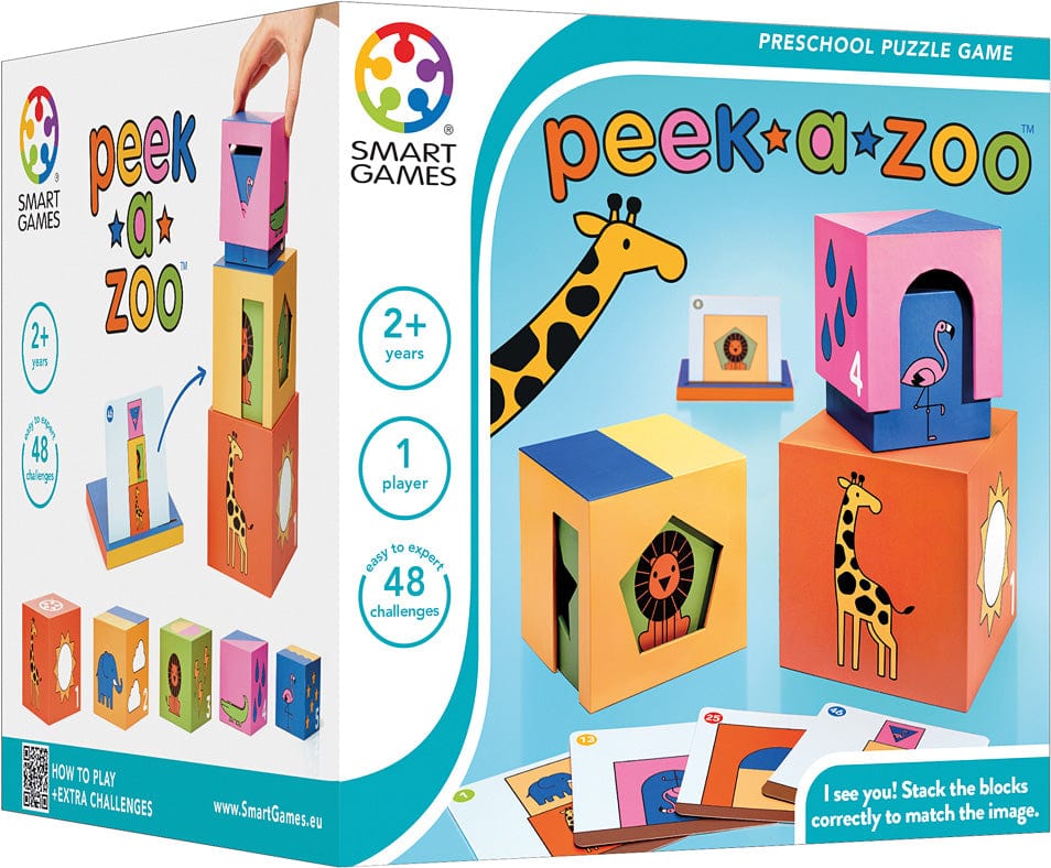 Peek-A-Zoo Preschool Puzzle Game - Saltire Games
