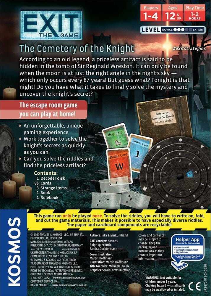Exit: The Cemetery Of The Knight - Saltire Games