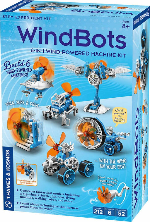 WindBots: 6-in-1 Wind-Powered Machine Kit - Saltire Games