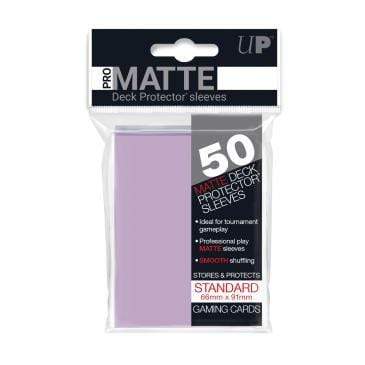 50ct Pro-Matte Lilac Standard Deck Protectors - Saltire Games