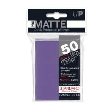 50ct Pro-Matte Purple Standard Deck Protectors - Saltire Games