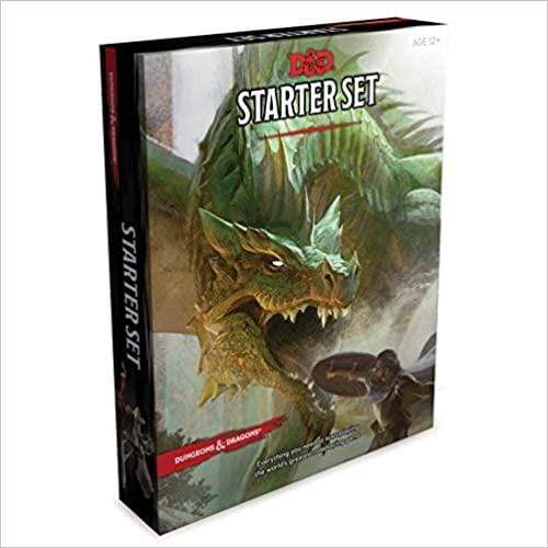 Dungeons & Dragons Starter Set (Six Dice, Five Ready-to-Play D&D Characters With Character Sheets, a Rulebook, and One Adventure): Fantasy Roleplaying Game Starter Set - Saltire Games